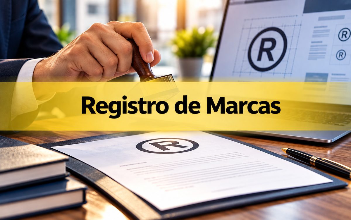 Registro de Marcas: documento com o símbolo de marca registrada